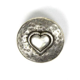 Metal Button Heart, 