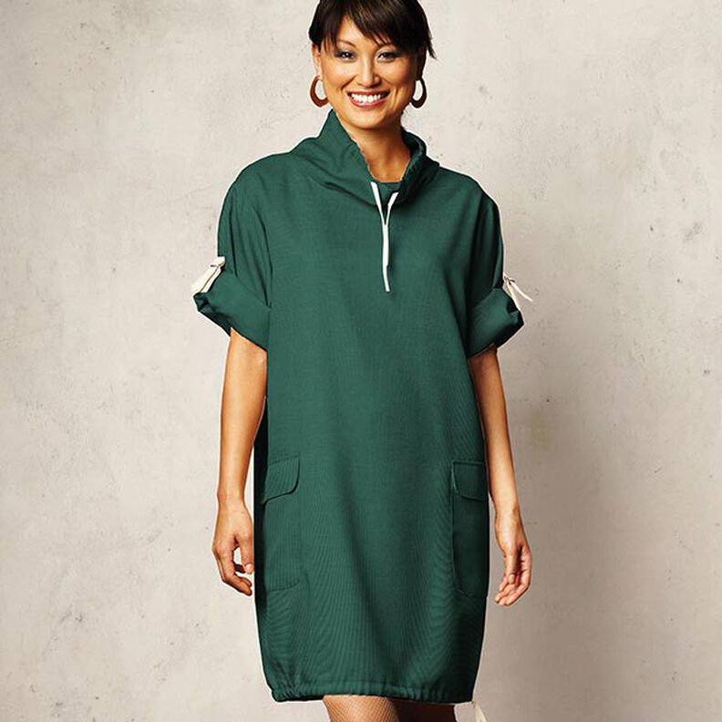 Light French Terry Plain – fir green,  image number 9