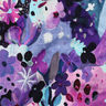 Sweatshirt Fabric Settle Petal Digital Print | Nerida Hansen – ice blue/lilac,  thumbnail number 2