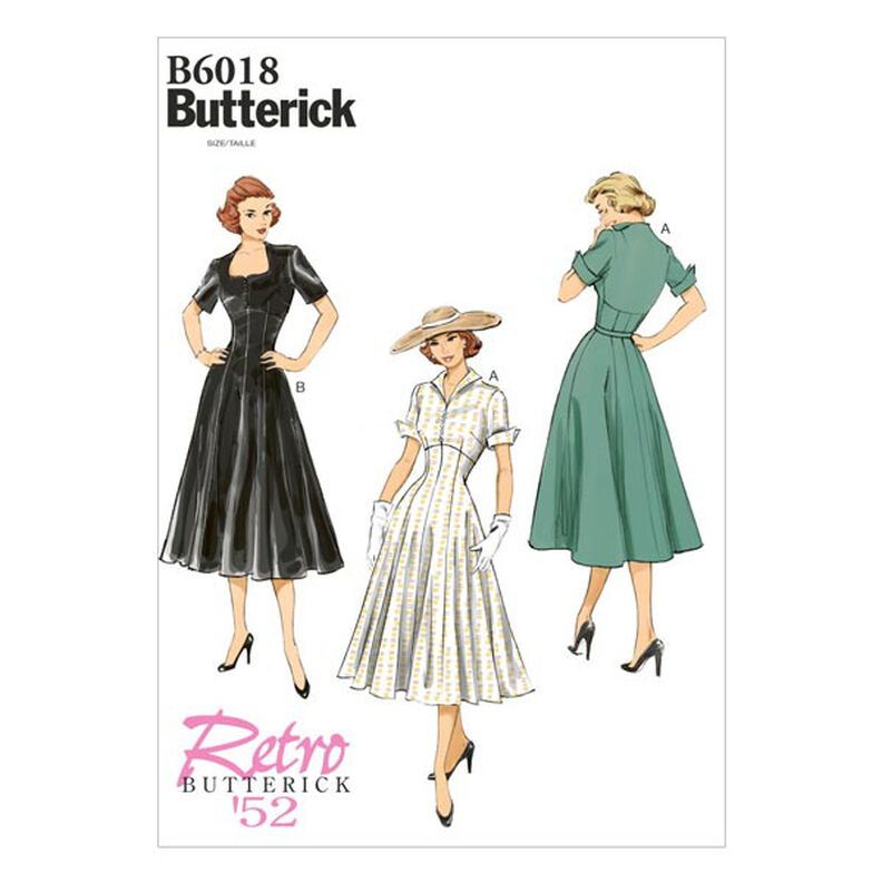 Vintage - Dress 1952, Butterick 6018 | 14 - 22,  image number 1