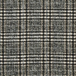 Glen Plaid Coating Fabric – offwhite/black, 
