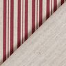 Decor Fabric Half Panama Fine Stripes – burgundy/natural,  thumbnail number 4