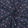Baby Cord Hearts Foil Print | by Poppy – midnight blue/silver,  thumbnail number 3