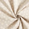 Decor Fabric Half Panama small flowers – natural/white,  thumbnail number 3