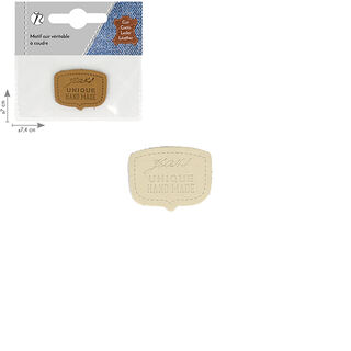 Denim Patch Handmade  – cream, 