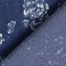 Chambray Small Roses – navy blue/offwhite,  thumbnail number 4