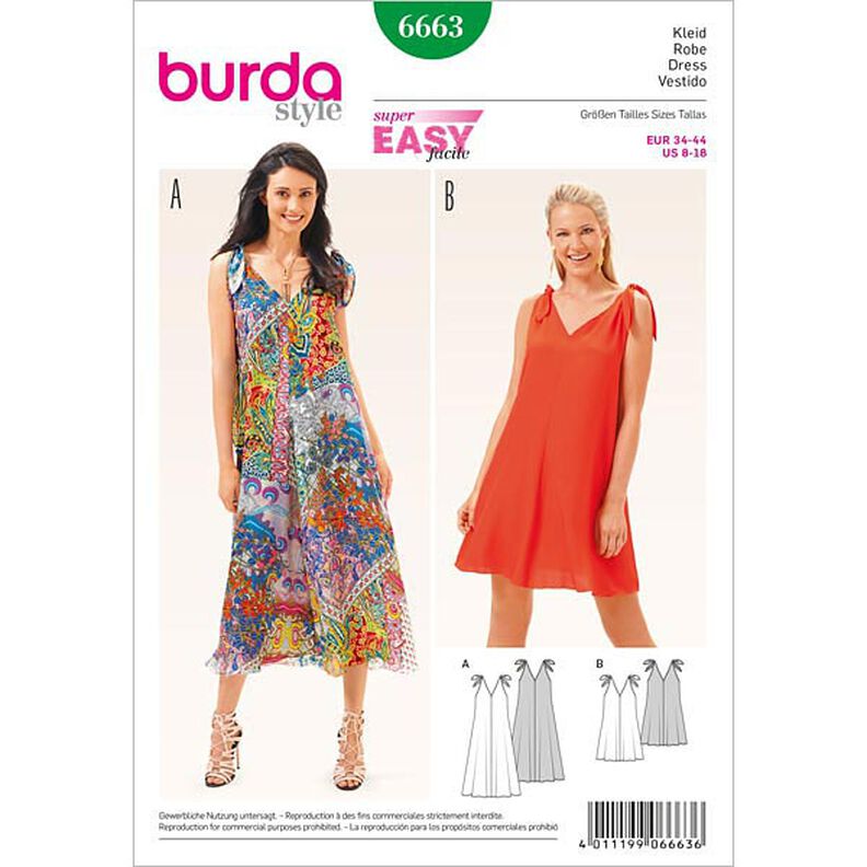 Dress, Burda 6663,  image number 1