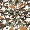Cotton Jersey Camouflage Dinosaurs – ivory/chestnut,  thumbnail number 3