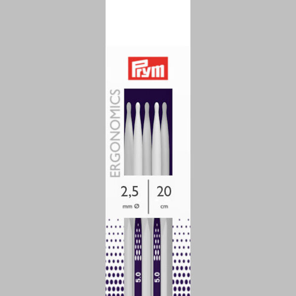 2.5 | 20 cm Sock Knitting Needle Ergonomics | Prym,  image number 2