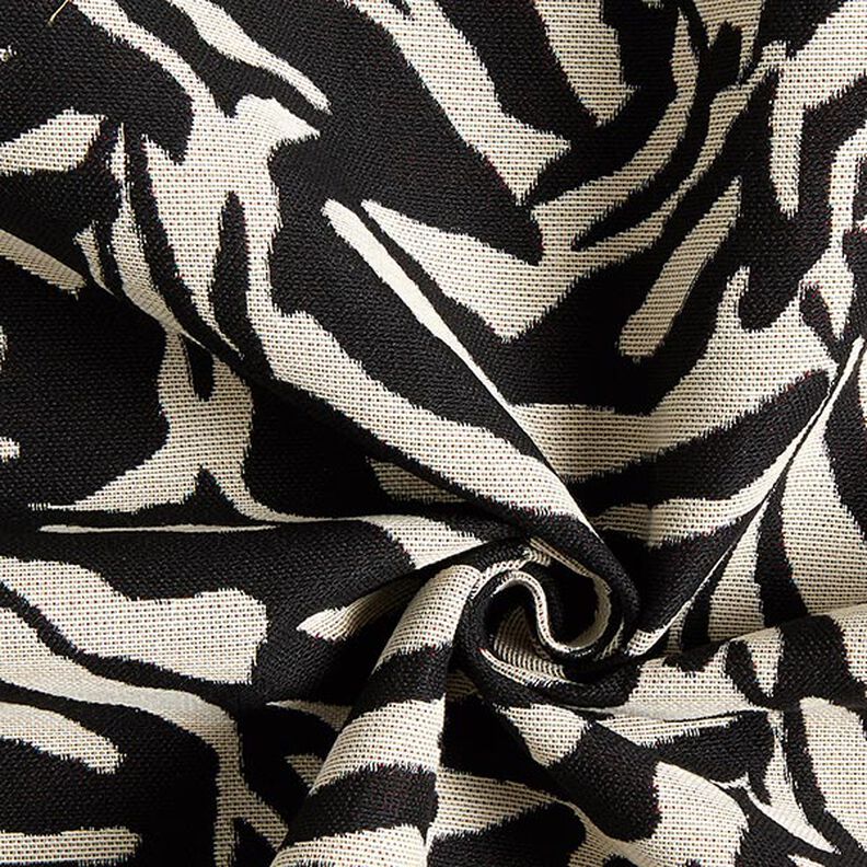 Zebra Tapestry Jacquard – black/white,  image number 3