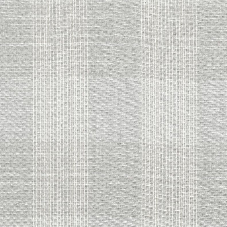 Linen blend check – light grey,  image number 1
