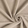 Towelling Fabric Stretch Plain – light beige,  thumbnail number 1