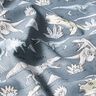 Cretonne Dinosaurs – blue grey,  thumbnail number 2