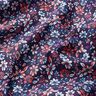 Cotton Cretonne small flowers – lobster/navy blue,  thumbnail number 2
