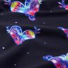 Cotton Jersey Colourful Hearts | Glitzerpüppi  – midnight blue/raspberry,  thumbnail number 2