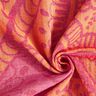 Beachwear hammam towel jacquard ornaments – red/peach orange,  thumbnail number 3