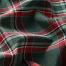 Decor Fabric Jacquard classic check – fir green/carmine,  thumbnail number 2