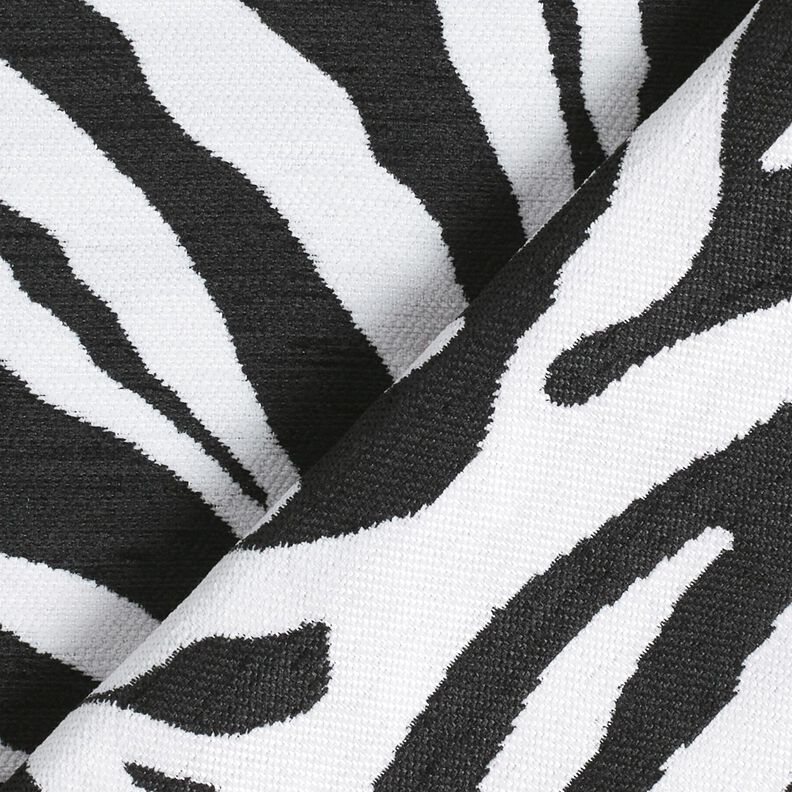 Upholstery Fabric Jacquard Zebra – white/black, image number 4