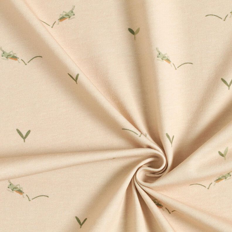Cotton Jersey grasshopper – cashew,  image number 3