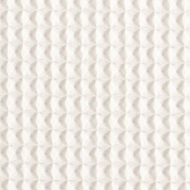Waffle Piqué large honeycombs – offwhite,  image number 1