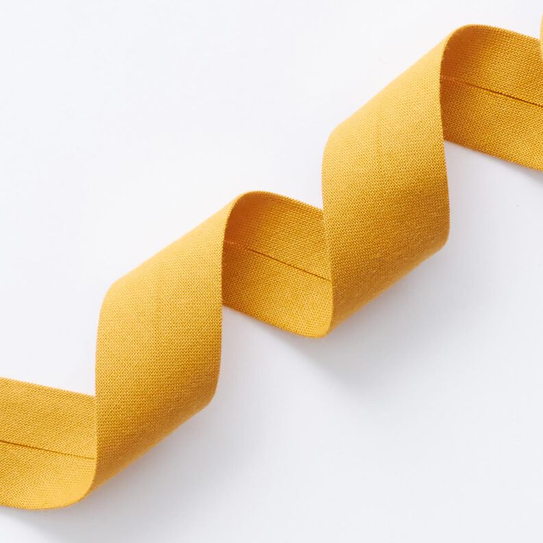 Bias binding Organic cotton [20 mm] – mustard,  image number 2