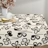 Decor Fabric Half Panama abstract clover &ndash; natural/black,  thumbnail number 6
