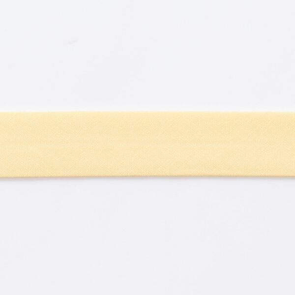 Bias binding Organic cotton [20 mm] – vanilla yellow,  image number 1