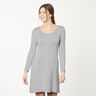 Medium Cotton Jersey Mottled – light grey,  thumbnail number 6