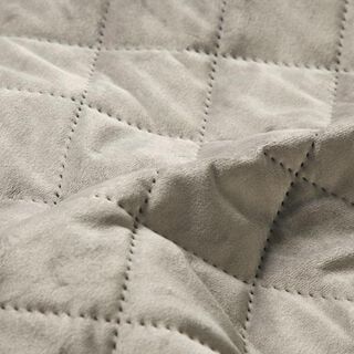 Upholstery Fabric Velvet Quilted Fabric – light grey, 