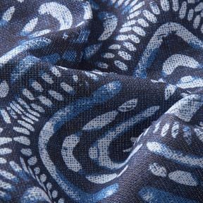 Decor Fabric Canvas Batique tiles – indigo/white, 