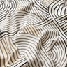 Decor Fabric Half Panama abstract arches – black,  thumbnail number 2