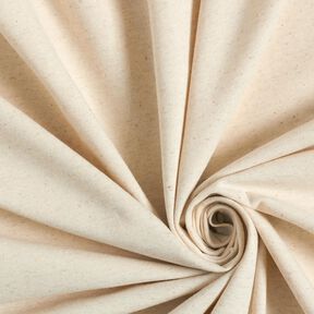 Plain cotton linen blend jersey – natural, 