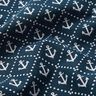 Cotton Cretonne classic anchor – midnight blue/white,  thumbnail number 2