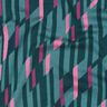 Ponte Roma Jersey abstract diamonds – petrol/pink,  thumbnail number 2