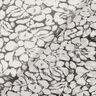 Crêpe Chiffon Floral Ornaments – white/black,  thumbnail number 4