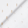 Glitter droplets viscose fabric – white,  thumbnail number 5