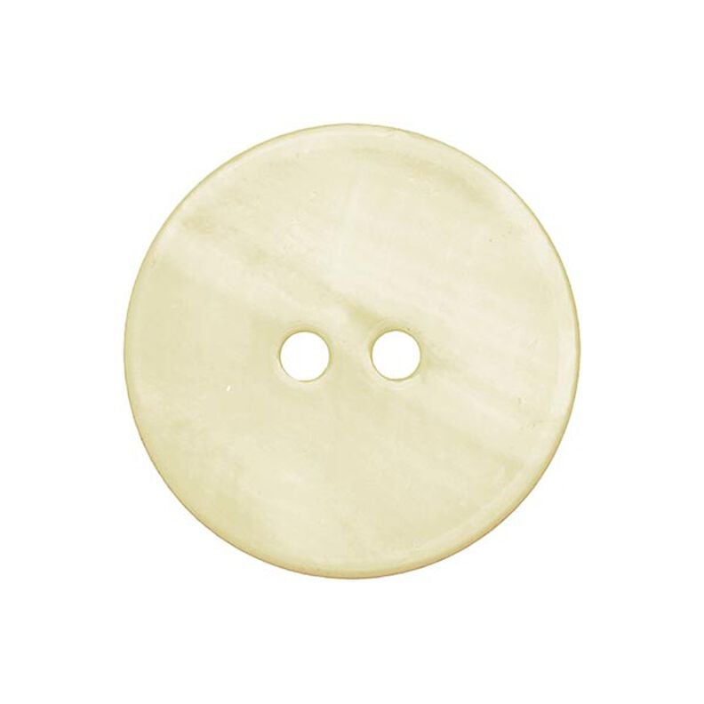 Pastel Mother of Pearl Button - light yellow,  image number 1