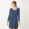 Medium Cotton Jersey Plain – denim blue,  thumbnail number 7