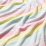 Cosy Fleece Pastel rainbow stripes – light yellow/pink,  thumbnail number 2