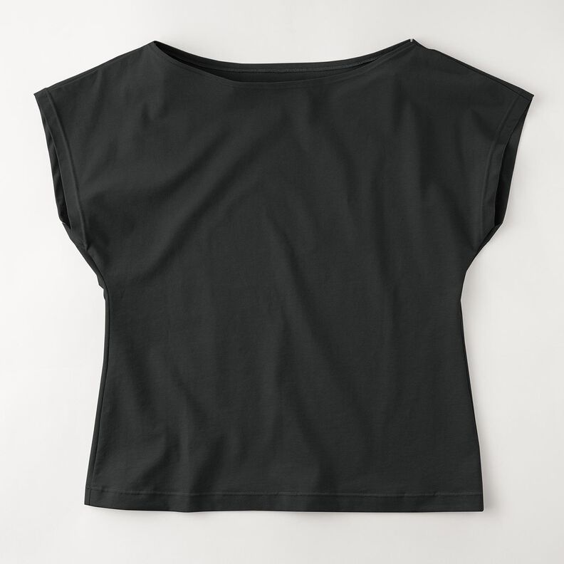 Medium summer jersey viscose – black,  image number 8