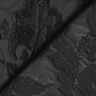 Garment Jacquard Brocade Flowers – black,  thumbnail number 4