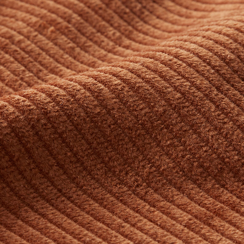 Chunky Corduroy pre-washed Plain – caramel,  image number 2