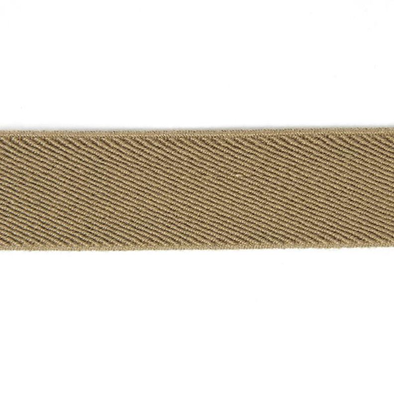 Elastic Basic - dark beige,  image number 1