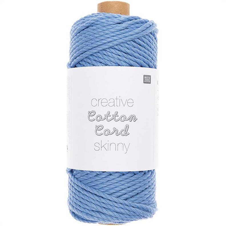 Creative Cotton Cord Skinny Macrame Cord [3mm] | Rico Design – baby blue,  image number 1