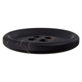 4-Hole Polyester Button – black/white, 