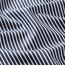 Cotton Poplin Stripes – navy blue/white, 