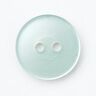 2-hole button shiny [Ø 15 mm] – pale mint,  thumbnail number 1