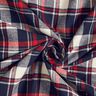Cotton Flannel checked – blue-black/carmine,  thumbnail number 3