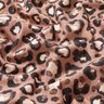 Decor Fabric Canvas Leopard polka dots – cinnamon/black,  thumbnail number 2