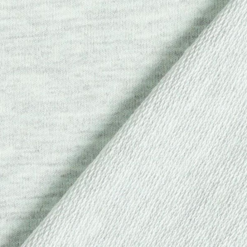 Fine Mottled French Terry – mint/grey, image number 5
